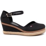 Tommy Hilfiger Basic Close Toe Mid Wedge FW0FW04787 Černá – Zboží Dáma