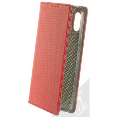 Pouzdro 1Mcz Magnet Book flipové pro Xiaomi Redmi 9A, Redmi 9AT červené