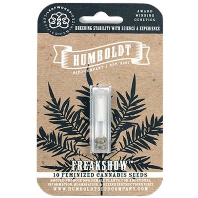 Humboldt Seed Co. Freakshow Semena neobsahují THC 3 ks – Sleviste.cz