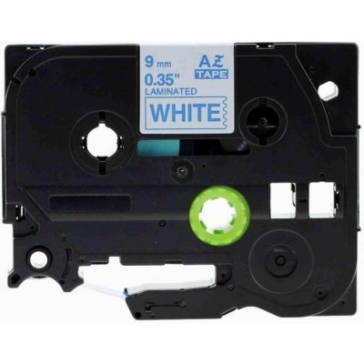 Alternativní páska pro Brother TZ-223 + TZe-223, 9 mm x 8 m, modrý tisk + bílý podklad – Zboží Mobilmania