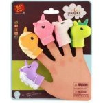 Teddies maňásek prstový jednorožec 5ks guma 6 cm – Zboží Dáma