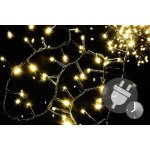 Nexos Vánoční LED osvětlení 1000 diod bohatý řetěz teple bílá 20 m – Hledejceny.cz