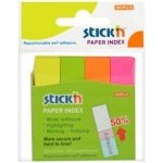 Záložky samolepicí Stick´n 12x50 mm, neonové (4x100 lístků) – Hledejceny.cz