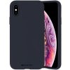 Pouzdro a kryt na mobilní telefon Apple Pouzdro Mercury Silicone iPhone XS / X Navy