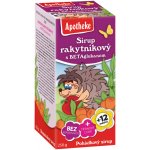 Apotheke Sirup dětský rakytníkový s betaglukanem 250 g – Hledejceny.cz