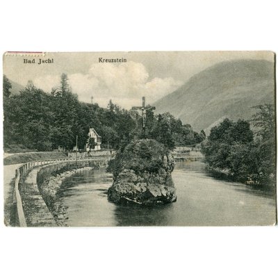 BAD ISCHL. Kreuzstein. 1922. – Zboží Dáma