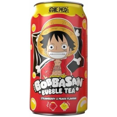 imago One Piece Ultra Pop Bubble Tea Luffy jahoda & broskev 320 ml – Zboží Dáma