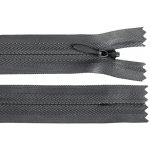 Spirálový zip skrytý No 3 délka 18 cm Varianta: 312 šedá tmavá, Balení: 1 ks – Hledejceny.cz