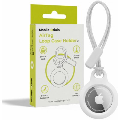 Mobile Origin Airtag Loop Case Holder A1 (MO-ALCH-WHT-A1) bílé – Zbozi.Blesk.cz