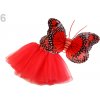 Dětský karnevalový kostým Červený motýl