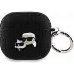 Karl Lagerfeld PU Embossed Karl and Choupette Heads Pouzdro pro AirPods 4 KLA4PGKCPK – Zboží Mobilmania