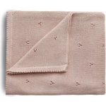 Mushie Pletená dětská deka dierkovaná Blush – Hledejceny.cz