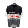 Cyklistický dres Northwave CYCLING FOR PRESIDENT white-black