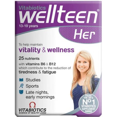 Vitabiotics Wellteen Her 30 tablet – Hledejceny.cz