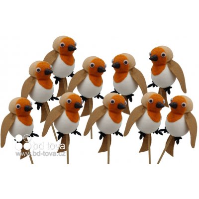 BD-TOVA Sýkorka červenka - zápich 10 ks – Zboží Dáma