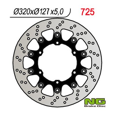 Brzdový kotouč NG Brakes NG725 – Hledejceny.cz