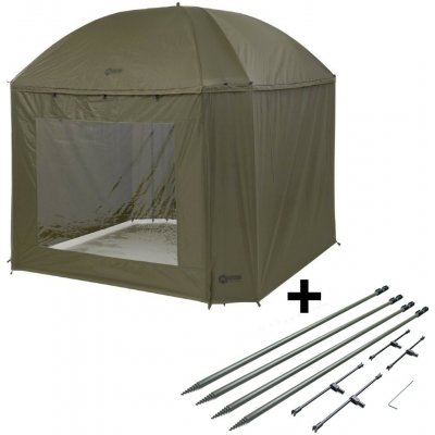 Mivardi Deštník Session Umbrella XL a Sada Stabilizačních Tyčí – Sleviste.cz