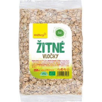 Wolfberry Žitné vločky Bio 250 g