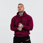 GymBeam mikina PRO Hoodie Burgundy – Sleviste.cz