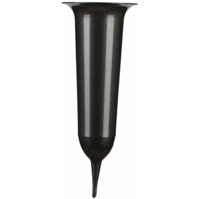 Don-plast Hřbitovní váza zapichovací antracit DP Ø 10cm 24 cm – Zboží Dáma