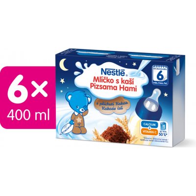 Nestlé mlíčko s kaší kakaové 6 x 2 x 200 ml – Zboží Mobilmania