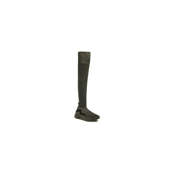 Dámské kozačky Kurt Geiger Mušketýrky London Knit Otk Sock 9340900609 Černá