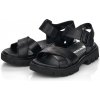 Dámské sandály Remonte černé páskové sandály na hrubší podešvi D7950 00