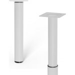 Walteco Nábytková noha průměr 30 mm výškově nastavitelná 210-350 mm bílá 50392 – Sleviste.cz