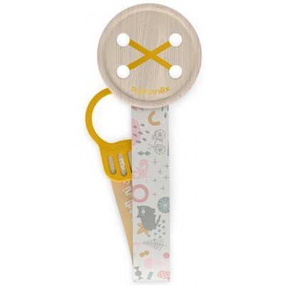 Suavinex klip na dudlík se stuhou Walk žlutá – Zboží Dáma