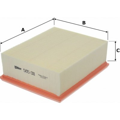 Vzduchový filtr VALEO 585011 – Hledejceny.cz