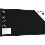 Allboards TB2010BK Černá křídová tabule 200 × 100 cm – Zbozi.Blesk.cz