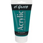 Kreul El Greco akrylová barva 150 ml viridian zelená – Zboží Dáma