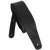 Perri's Leathers 7171 Saddle Leather Guitar Strap Black