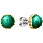 Lacoste Pozlacené náušnice s malachitem Chloey 2040257 – Sleviste.cz
