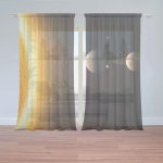 Záclony Planety: 2 ks - 150x250 cm - Sablio – Hledejceny.cz