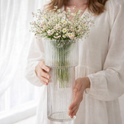 House Nordic Váza z foukaného skla Poett 40 cm – Hledejceny.cz