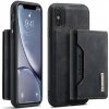 Pouzdro a kryt na mobilní telefon Apple Pouzdro AppleKing dG.MING 2v1 s odnímatelnou magnetickou peněženkou iPhone XS Max - černé