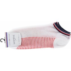 Tommy Hilfiger ponožky white red 393002001 2P 435