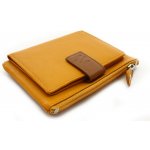 Žlutá malá dámská kožená se zápinkou 511 8205 86/40 – Zboží Dáma