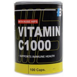 Body Nutrition Vitamín C 1000 + šípky 100 kapslí