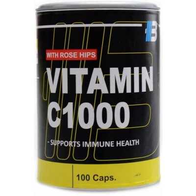 Body nutrition Vitamín C 1000 + šípky 100 tablet – Hledejceny.cz