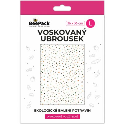 Beepack Voskovaný ubrousek dots 36x36cm – Hledejceny.cz