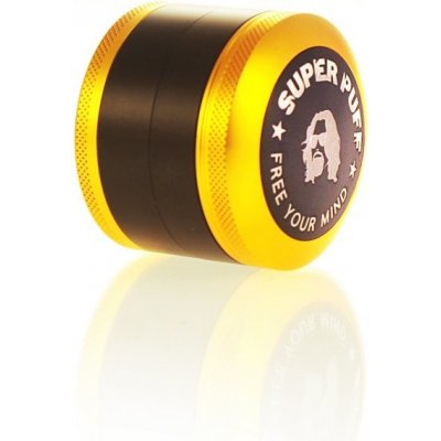 Super Puff drtička black series 4-dílná 63 mm zlatá