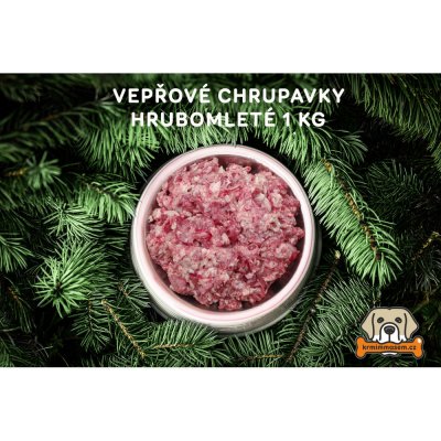 Krmimmasem.cz Vepřové chrupavky hrubomleté 1 kg – Zbozi.Blesk.cz