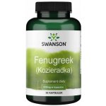 Swanson Pískavice Fenugreek Seed 610 mg 90 kapslí – Hledejceny.cz
