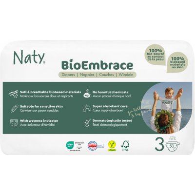 Eco By Naty Bioembrace midi 4 - 9 kg 50 ks – Zboží Dáma