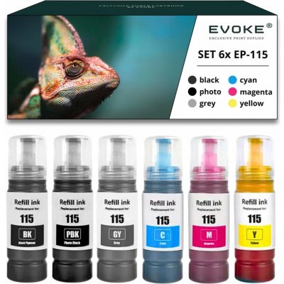Inkoust EVOKE 115 CMY BK PB GY - kompatiiblní – Sleviste.cz