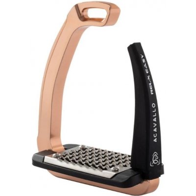 ACAVALLO Bezpečnostní třmeny Rel-X Easy rosegold – Zboží Dáma