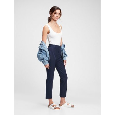 GAP 542985-02 Kalhoty slim ankle tmavě modrá