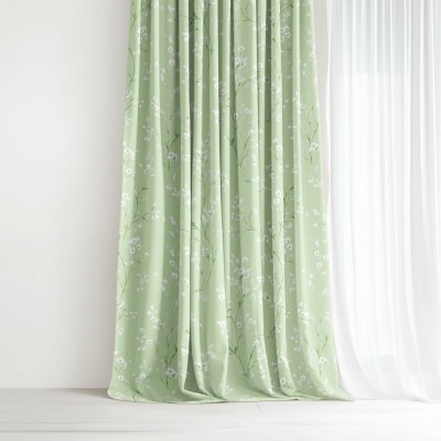 Goldea dekorační závěs luca - jasmínové květy 220x150 cm – Hledejceny.cz